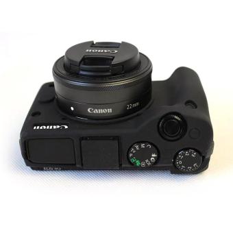 Soft Silicone Gel Rubber Camera Case Cover For Canon EOS M3(Black)- Intl July 2018 - 4 Soft Silicone Gel Rubber Camera Case Cover for Canon EOS M3(Black)- intl - 4