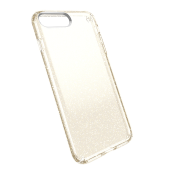 Speck Presidio Clear + Glitter Phone Case For IP7 Plus (GoldGlitter/Clear) June 2018 - 2 Speck Presidio Clear + Glitter Phone Case for iP7 Plus (GoldGlitter/Clear) - 2