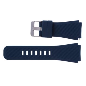 Sports Silicone Bracelet Strap Band For Samsung Gear S3 Watch(Blue) - Intl April 2018 - 3 Sports Silicone Bracelet Strap Band For Samsung Gear S3 Watch(Blue) - intl - 3