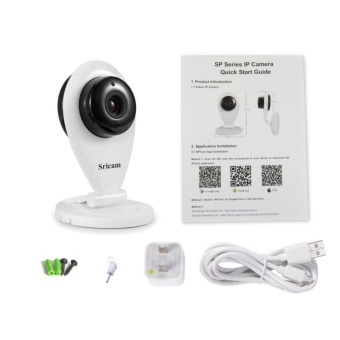 Sricam SP009 1280x720 720p HD Indoor Wireless Security Camera (White) Set Of 4 June 2018 - 5 Sricam SP009 1280x720 720p HD Indoor Wireless Security Camera (White) Set of 4 - 5