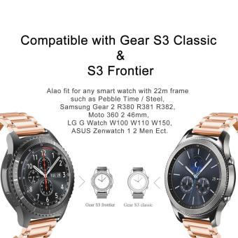 Stainless Steel Watch Band Strap For Gear S3 Classic SM-R770 S3 Frontier SM-R760 SM-R765 Strap Metal Clasp - Intl June 2018 - 3 Stainless Steel Watch Band Strap For Gear S3 Classic SM-R770 S3 Frontier SM-R760 SM-R765 Strap Metal Clasp - intl - 3