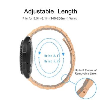 Stainless Steel Watch Band Strap For Gear S3 Classic SM-R770 S3 Frontier SM-R760 SM-R765 Strap Metal Clasp - Intl June 2018 - 2 Stainless Steel Watch Band Strap For Gear S3 Classic SM-R770 S3 Frontier SM-R760 SM-R765 Strap Metal Clasp - intl - 2