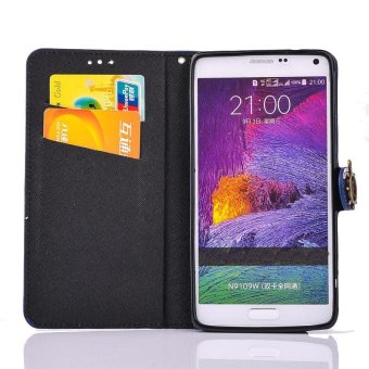 Stripes Anchor Rudder Wallet Case Cover For Samsung Galaxy Note 4Blue - Intl April 2018 - 3 Stripes Anchor Rudder Wallet Case Cover For Samsung Galaxy Note 4Blue - intl - 3