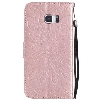Sunflower Pattern PU Leather Wallet Stand Flip Case Cover ForSamsung Galaxy S6 Edge Plus Case - Intl June 2018 - 3 Sunflower pattern PU Leather Wallet Stand Flip Case Cover ForSamsung Galaxy S6 Edge Plus Case - intl - 3