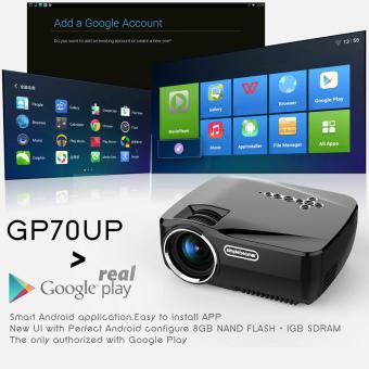 Svoovs Android Smart WiFi Projector, GP70UP Wireless Mini LED Video Projector Support Smartphone Laptop TV Box DVD VGA Etc Miracast Airplay For Entertainment June 2018 - 4 svoovs Android Smart WiFi Projector, GP70UP Wireless Mini LED Video Projector Support Smartphone Laptop TV Box DVD VGA Etc Miracast Airplay for Entertainment - 4