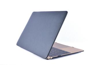 Textured Leather Protective Case For Apple Mac-book 13.3 Inch Air(Black) June 2018 - 2 Textured Leather Protective Case For Apple Mac-book 13.3 Inch Air(Black) - 2
