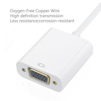 Thunderbolt Mini Displayport To VGA Video Cable Adapter 1080p June 2018 - 3 Thunderbolt Mini Displayport to VGA Video Cable Adapter 1080p - 3