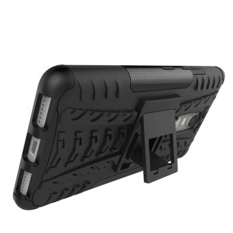 TPU + PC Armor Hybrid Case Cover For Lenovo K6 Note (Black) June 2018 - 2 TPU + PC Armor Hybrid Case Cover for Lenovo K6 Note (Black) - 2