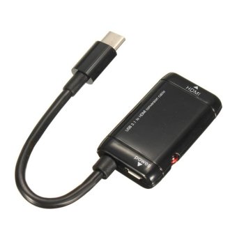 Type C USB 3.1 Male To HDMI Female 1080P HDTV Adapter Cable AdaptorConvertor - Intl July 2018 - 3 Type C USB 3.1 Male to HDMI Female 1080P HDTV Adapter Cable AdaptorConvertor - intl - 3