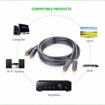 UGREEN 2RCA Male To 2RCA Male Stereo Audio Cable (3m) June 2018 - 4 UGREEN 2RCA Male to 2RCA Male Stereo Audio Cable (3m) - 4