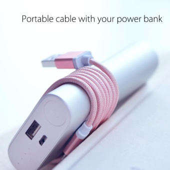 UGREEN Metal Alloy Original USB Lightning Cable USB Charger CordNylon Bradied Design For IPhone 4 5 6 7 IPad - Rose Gold,2M - Intl April 2018 - 5 UGREEN Metal Alloy Original USB Lightning Cable USB Charger CordNylon Bradied Design for iPhone 4 5 6 7 iPad - Rose Gold,2M - intl - 5