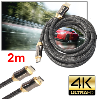 Ultra HD HDMI Cable V2.0 High Speed + Ethernet HDTV 2160p 4K 3DGOLD (2M) - Intl June 2018 - 2 Ultra HD HDMI Cable v2.0 High Speed + Ethernet HDTV 2160p 4K 3DGOLD (2M) - intl - 2