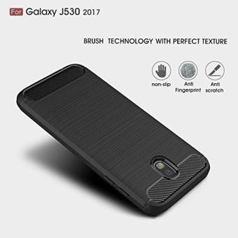 Ultra Light Carbon Fiber Armor ShockProof Brushed Silicone GripCase For Samsung Galaxy J5 Pro 2017 J530 - Intl June 2018 - 3 Ultra Light Carbon Fiber Armor ShockProof Brushed Silicone GripCase for Samsung Galaxy J5 Pro 2017 J530 - intl - 3
