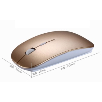 Ultra Thin Wireless Keyboard Mouse 2.4G Keyboard Mouse Combo And 2.4G USB Receiver For Macbook,Computer PC,Laptop And TV BOX - Golden - Intl July 2018 - 4 Ultra Thin Wireless keyboard mouse 2.4G keyboard Mouse combo and 2.4G USB Receiver for Macbook,Computer PC,Laptop and TV BOX - Golden - intl - 4