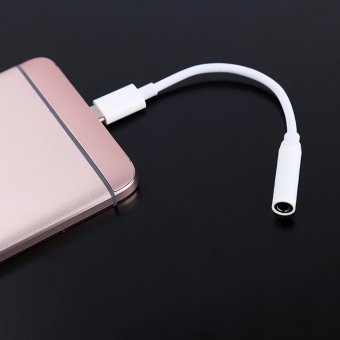 USB 1 Type-C To 5mm Earphone Headset Cable Convertor Adapter ForLetv MOTO White 12.5cm - Intl June 2018 - 3 USB 1 Type-C to 5mm Earphone Headset Cable Convertor Adapter ForLetv MOTO White 12.5cm - intl - 3