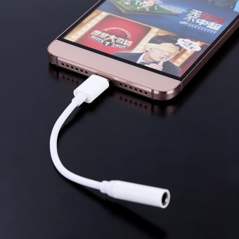 USB 1 Type-C To 5mm Earphone Headset Cable Convertor Adapter ForLetv MOTO White 12.5cm - Intl June 2018 - 2 USB 1 Type-C to 5mm Earphone Headset Cable Convertor Adapter ForLetv MOTO White 12.5cm - intl - 2