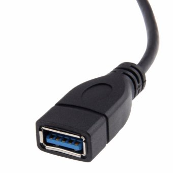 USB 3.0 Right Angle 90 Degree Extension Cable Male To FemaleAdapter Cord, Length: 15cm - Intl June 2018 - 3 USB 3.0 Right Angle 90 degree Extension Cable Male to FemaleAdapter Cord, Length: 15cm - intl - 3