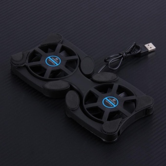 USB Cooling Fan Mini Cooler Pad Double Fans For 7-15 Inch Notebook Laptop - Intl June 2018 - 2 USB Cooling Fan Mini Cooler Pad Double Fans for 7-15 inch Notebook Laptop - intl - 2