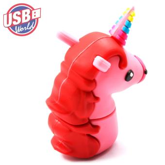USB World Action Figure Pink Unicorn 32GB USB Rubber Flash Drive June 2018 - 3 USB World Action Figure Pink Unicorn 32GB USB Rubber Flash Drive - 3