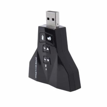 USB2.0 LED Audio Sound Card Adapter 7.1 Channel Card Adapter W/MicSpeaker Black With Free Stereo In-Ear Headphone (White) June 2018 - 4 USB2.0 LED Audio Sound Card Adapter 7.1 Channel Card Adapter W/MicSpeaker Black with free Stereo In-Ear Headphone (White) - 4