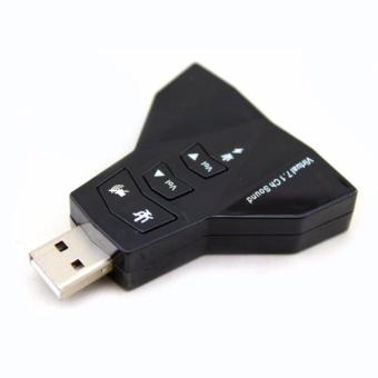 USB2.0 LED Audio Sound Card Adapter 7.1 Channel Card Adapter W/MicSpeaker Black With Free Stereo In-Ear Headphone (White) June 2018 - 5 USB2.0 LED Audio Sound Card Adapter 7.1 Channel Card Adapter W/MicSpeaker Black with free Stereo In-Ear Headphone (White) - 5