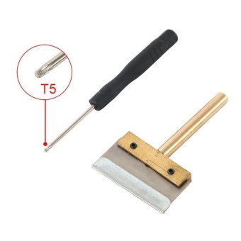 UV Glue Clean Tool 30W T Solder Iron Tip With Blade Remove ResidueLOCA Adhesive For Cell Phone Screen +T5 Screwdriver - Intl July 2018 - 3 UV Glue Clean Tool 30W T Solder Iron Tip with Blade Remove ResidueLOCA Adhesive for Cell Phone Screen +T5 Screwdriver - intl - 3