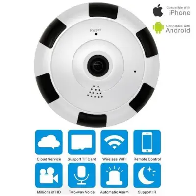 v380 surveillance camera 360 degree fisheye wifi p2p 360 panoramic ip camera (2)