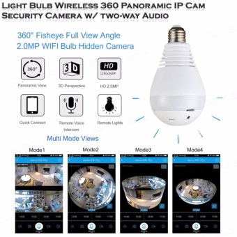 V380s Light Bulb Wireless Wi-fi 360? Panoramic IP Cam Security Camera W/ Two-way Audio, Real Time View May 2018 - 3 V380s Light Bulb Wireless Wi-fi 360? Panoramic IP Cam Security Camera w/ two-way Audio, Real time View - 3