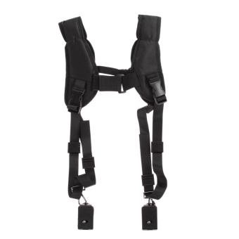 VAKIND Quick Rapid Double Dual Shoulder Sling Belt Strap For TwoDSLR Digital Camera (Black) - Intl June 2018 - 3 VAKIND Quick Rapid Double Dual Shoulder Sling Belt Strap for TwoDSLR Digital Camera (Black) - intl - 3