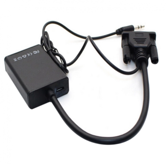 VGA To HDMI Output 1080P HD + USB Audio TV AV HDTV Cable June 2018 - 4 VGA to HDMI Output 1080P HD + USB Audio TV AV HDTV Cable - 4