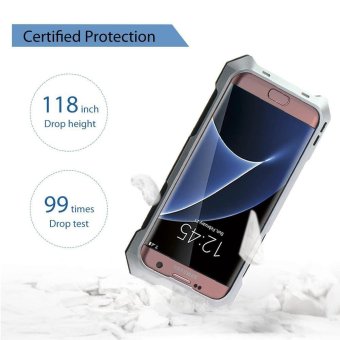 VIKING For Samsung Galaxy S7 Edge G935 Shockproof Aluminum Case With 3 In 1 Camera Lens Kit - Silver - Intl June 2018 - 4 VIKING for Samsung Galaxy S7 edge G935 Shockproof Aluminum Case with 3 in 1 Camera Lens Kit - Silver - intl - 4