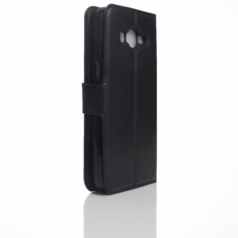 Wallet Flip Leather Case For Samsung Galaxy J2 Prime G532 (Black) - Intl June 2018 - 3 Wallet Flip Leather Case For Samsung Galaxy J2 Prime G532 (Black) - intl - 3