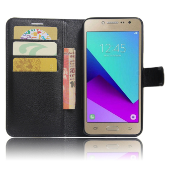 Wallet Flip Leather Case For Samsung Galaxy J2 Prime G532 (Black) - Intl June 2018 - 4 Wallet Flip Leather Case For Samsung Galaxy J2 Prime G532 (Black) - intl - 4