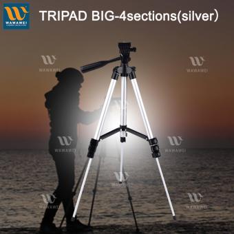 Presyo Wawawei Precise Big 4 Section Aluminium Tripod For Android Iphone Silver In Philippines Garyelen