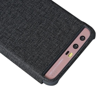 Window View Flip Cover PU Leather Hard Back Case For Huawei P10(Black) - Intl June 2018 - 5 Window View Flip Cover PU Leather Hard Back Case for Huawei P10(Black) - intl - 5