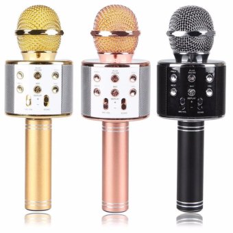 WS-858 Wireless Karaoke Bluetooth Microphone HIFI Speaker (Rose Gold) June 2018 - 3 WS-858 Wireless Karaoke Bluetooth Microphone HIFI Speaker (Rose Gold) - 3
