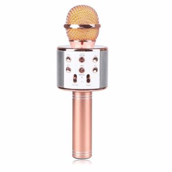 WS-858 Wireless Karaoke Bluetooth Microphone HIFI Speaker (Rose Gold) June 2018 - 5 WS-858 Wireless Karaoke Bluetooth Microphone HIFI Speaker (Rose Gold) - 5