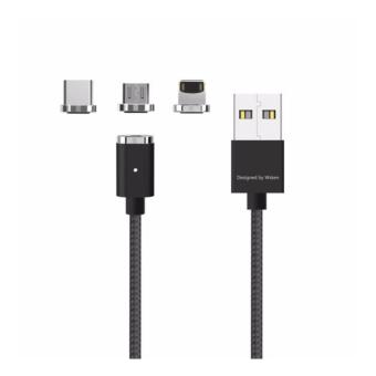 WSKEN Mini 2 Magnetic Cable For Micro Usb Lightning Type C (3 In 1 Cable) June 2018 - 2 WSKEN mini 2 magnetic cable for micro usb lightning Type C (3 in 1 cable) - 2