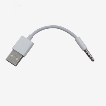 YBC Charger Data USB 3.5mm Sync Audio Cable For IPod Shuffle 3rd 4th - Intl April 2018 - 2 YBC Charger Data USB 3.5mm Sync Audio Cable for iPod Shuffle 3rd 4th - intl - 2