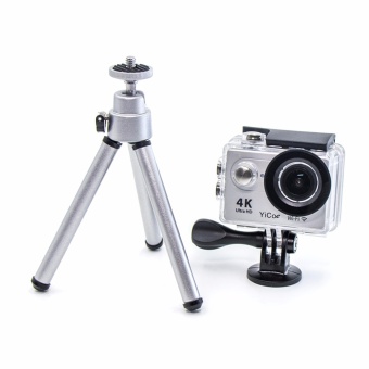 YICOE Mini 150-200mm Aluminum Silver Folding Tripod StandAdjustable Camera Legs Mount For Gopro 5 4 3 SJCAM EKEN XIAOMI YIAction Sport Camera Accessories June 2018 - 5 YICOE Mini 150-200mm Aluminum Silver Folding Tripod StandAdjustable Camera Legs Mount For Gopro 5 4 3 SJCAM EKEN XIAOMI YIAction Sport Camera Accessories - 5