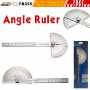Stainless Steel 180 degree Protractor Angle Finder Arm Measuring Ruler Tool Dropshipping Adjustable-Protractor