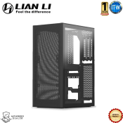 Lian Li Ssupd Meshlicious Mini-ITX TG PC Case Black | Pcie 3.0 Riser