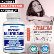 Men's Daily Multivitamin for Energy, Focus, Immunity - 120 Capsules