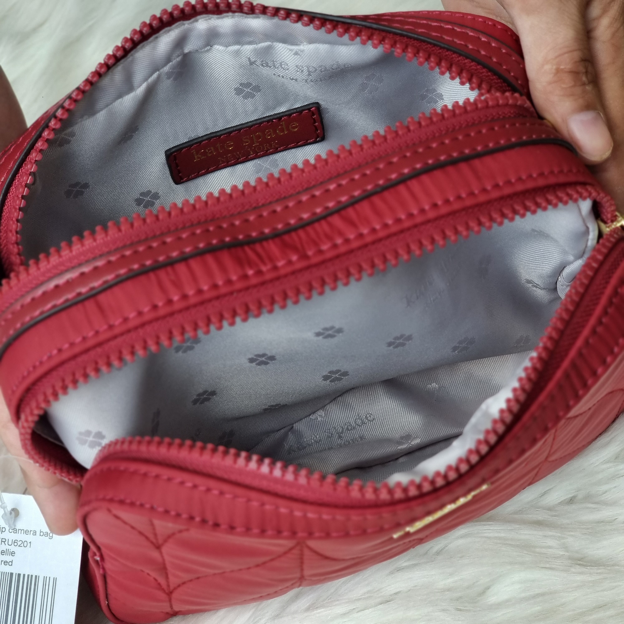 Ellie double zip online camera bag