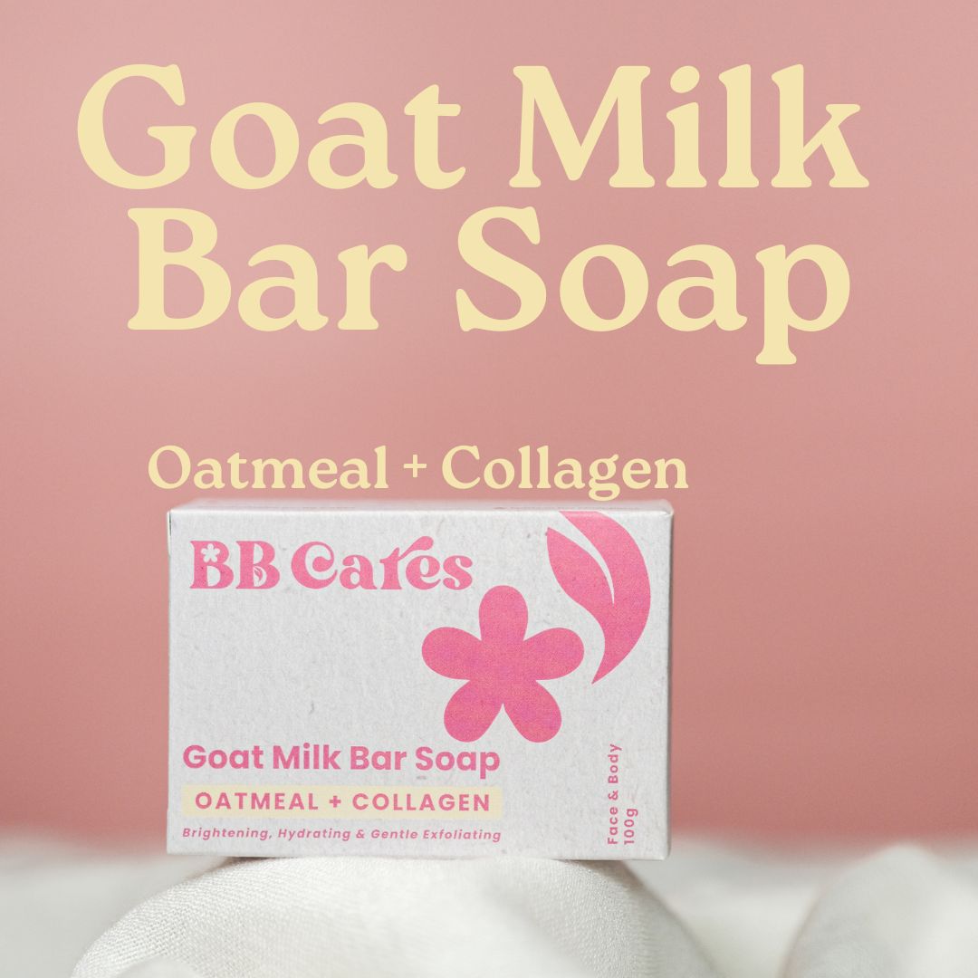 BB Cares Goat Milk Niacinamide Glutathione Bar Soap Sensitive Skin Brightening Soap - Lazada