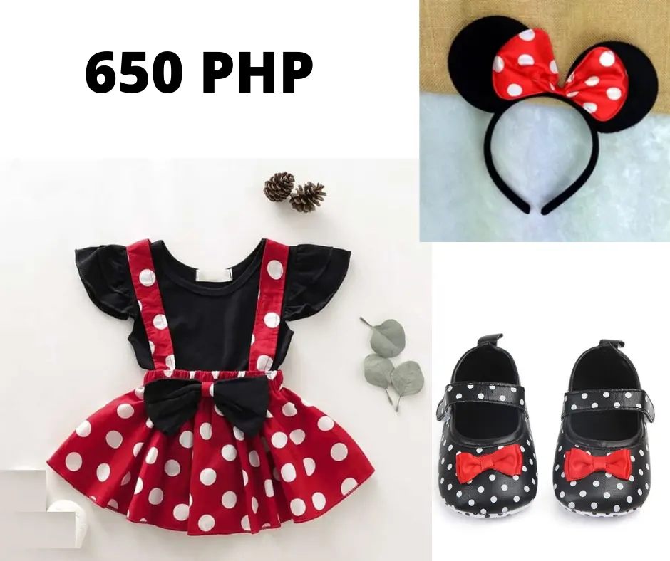 minnie mouse dress for 12 month old