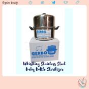 Gerbo Stainless Steel Baby Bottle Sterilizer with Tongs