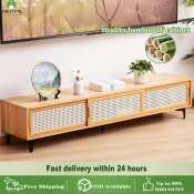 Bamboo Multi-Functional TV Cabinet for Living Room Storage