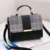 Kiki Fashion Checker Handbag - Korean Style Sling Bag