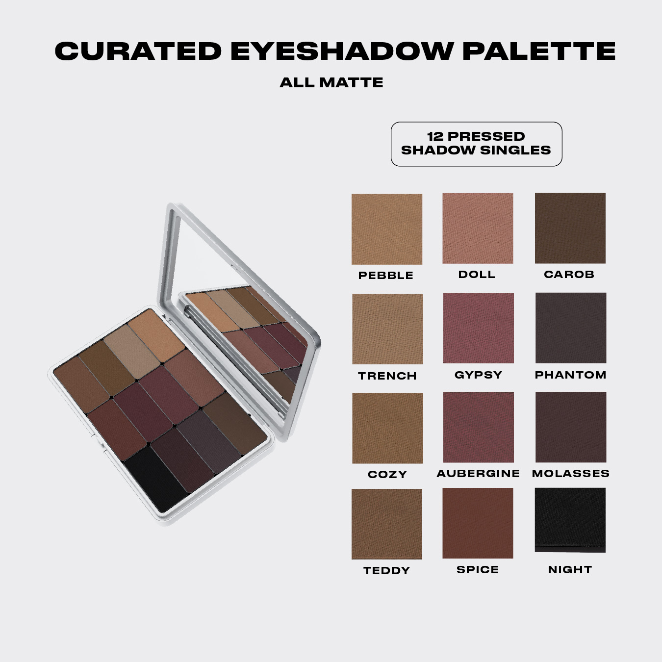 Discount on Issy & Co.  shoes - SKU: Issy Curated Eyeshadow Palette in All Matte